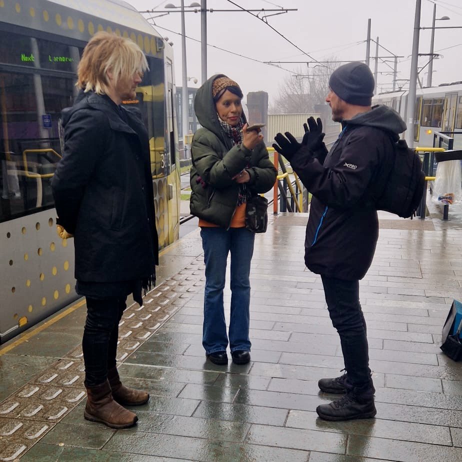 FEATHERTRADE's tweet image. We’re on @ALLFM The Sunday Tea Show with Ruth tomorrow from 3pm- 5pm GMT! Catch an interview with Chisolm and @PunkDuck66. By Pete’s hand gestures, the tea will be hot.