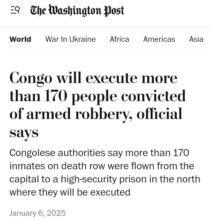 Bounsousol's tweet photo. It seems you’re referring to a sensitive topic that involves serious human rights concerns. A post about this should be written carefully, respecting the gravity of the situation. Here’s a professional, yet engaging draft:

🌍 MAMA AFRICA, WHY THIS? 😔

Our hearts are heavy as we learn about the tragedy in the Congo, where reports indicate the execution of over 170 men by the Congolese government. 💔 This raises serious questions about justice, human rights, and the future of Africa.

Africa, the cradle of humanity, deserves leadership that values life and dignity. 🌱 Let us stand together and advocate for peace, accountability, and fairness. The voices of the people must not be silenced. 🕊️

💬 What can we do to push for change in our beloved continent?

#MamaAfrica #JusticeForCongo #HumanRights #HopeForAfrica