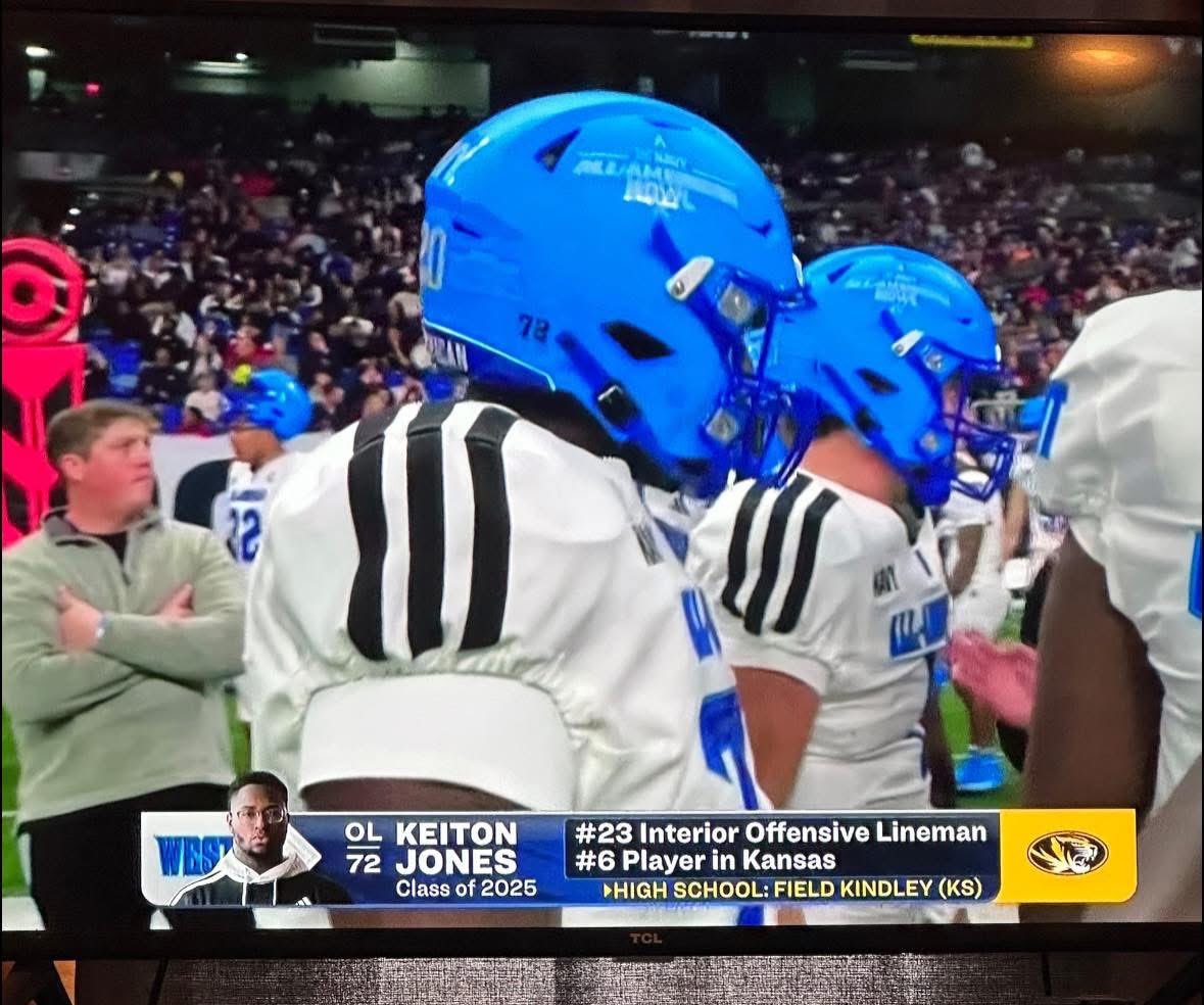 Turn on NBC and watch <a href="/jones_keiton/">Keiton Jones</a> compete in the Navy All American Bowl!!!