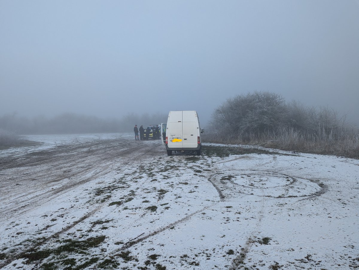 TVP_RuralCrime's tweet image. Three males have been reported after being witnessed by officers riding Scrambler bikes on a restricted byway near Chilton.

PcWheeler, PcTillyer and PcButler examined all the vehicles for serial numbers to ensure they were not stolen.

#NotOnOurPatch