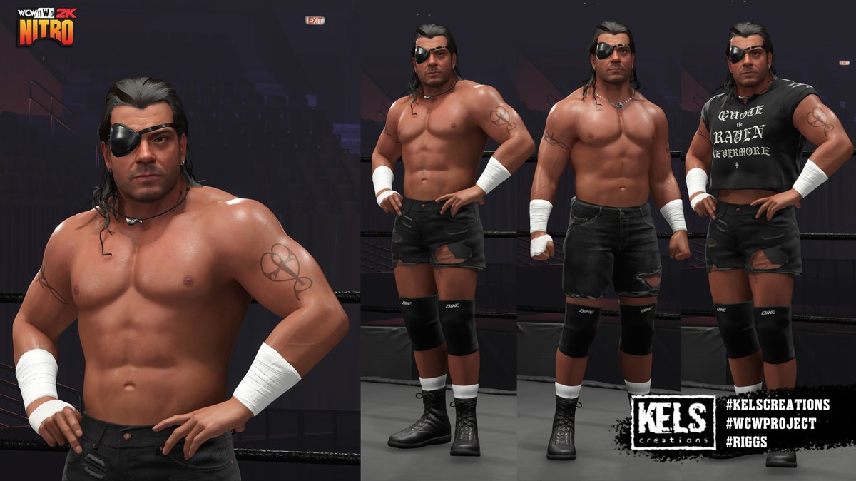 🚨Hey guys, #WCWProject 3 releases today! The American Males are now live on CC #WWE2K24 

Scotty Riggs &amp; Marcus Bagwell... There is also a bonus Raven's Flock version of Riggs that is uploaded

Shout out again to <a href="/The_SkyFactor/">TheSkyFactor</a> for the moves!