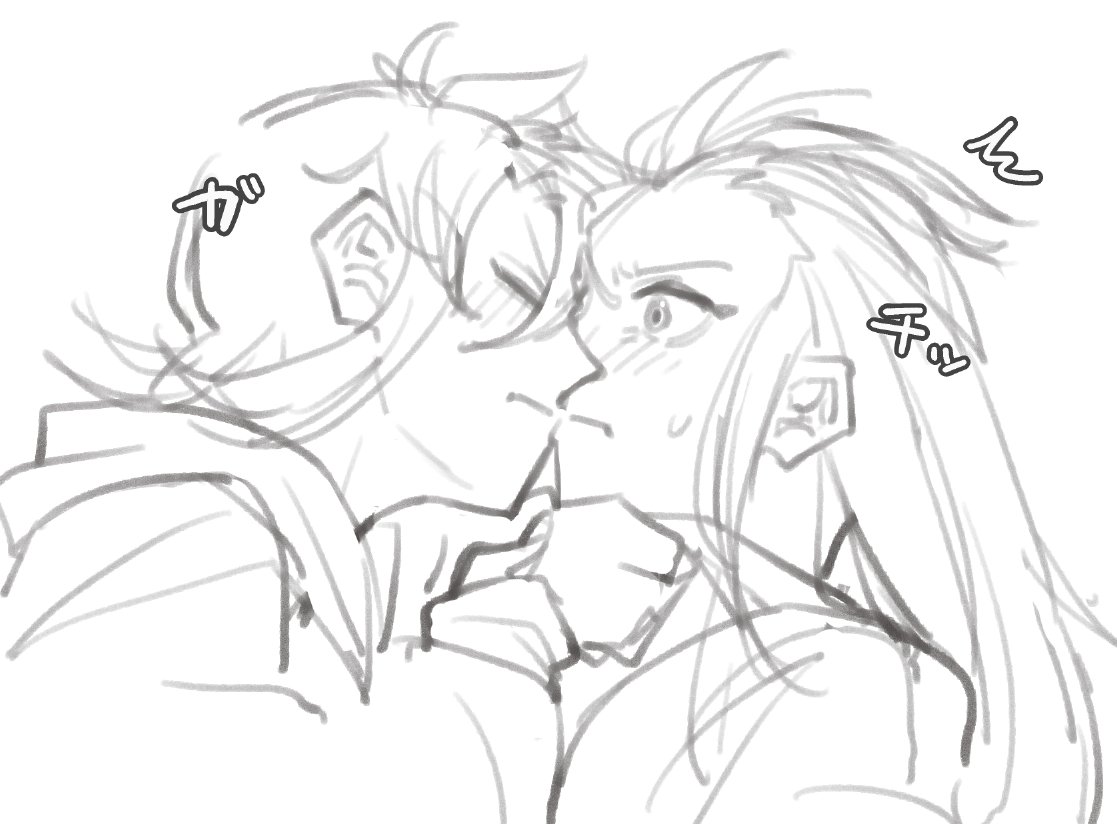 zhongdzuki23754's tweet photo. 最近のルクアシュ絵 https://t.co/kRg9LVjjRB