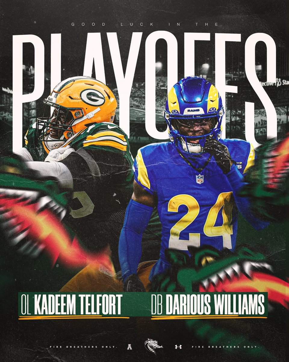 Good Luck to these #ProBlazers in the <a href="/NFL/">NFL</a> Playoffs‼️✅🔥🐉 #FireBreathersOnly