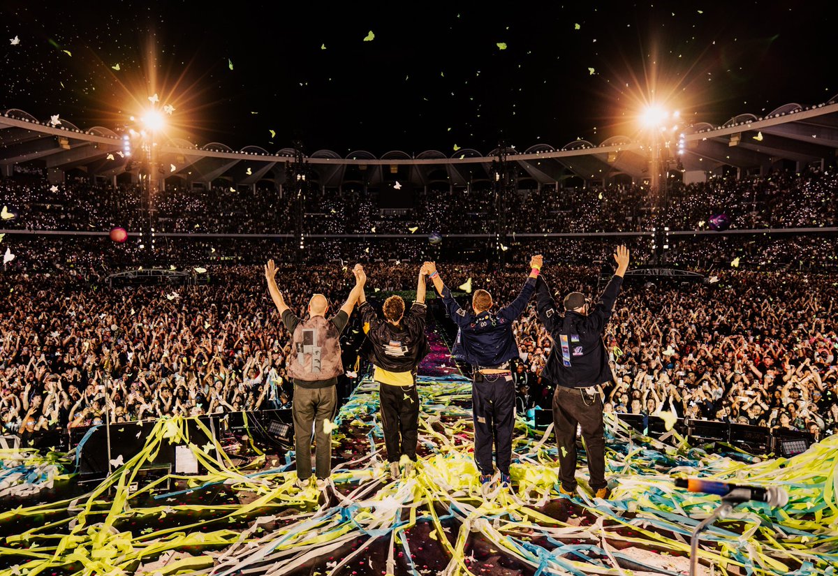 Coldplay tweet media