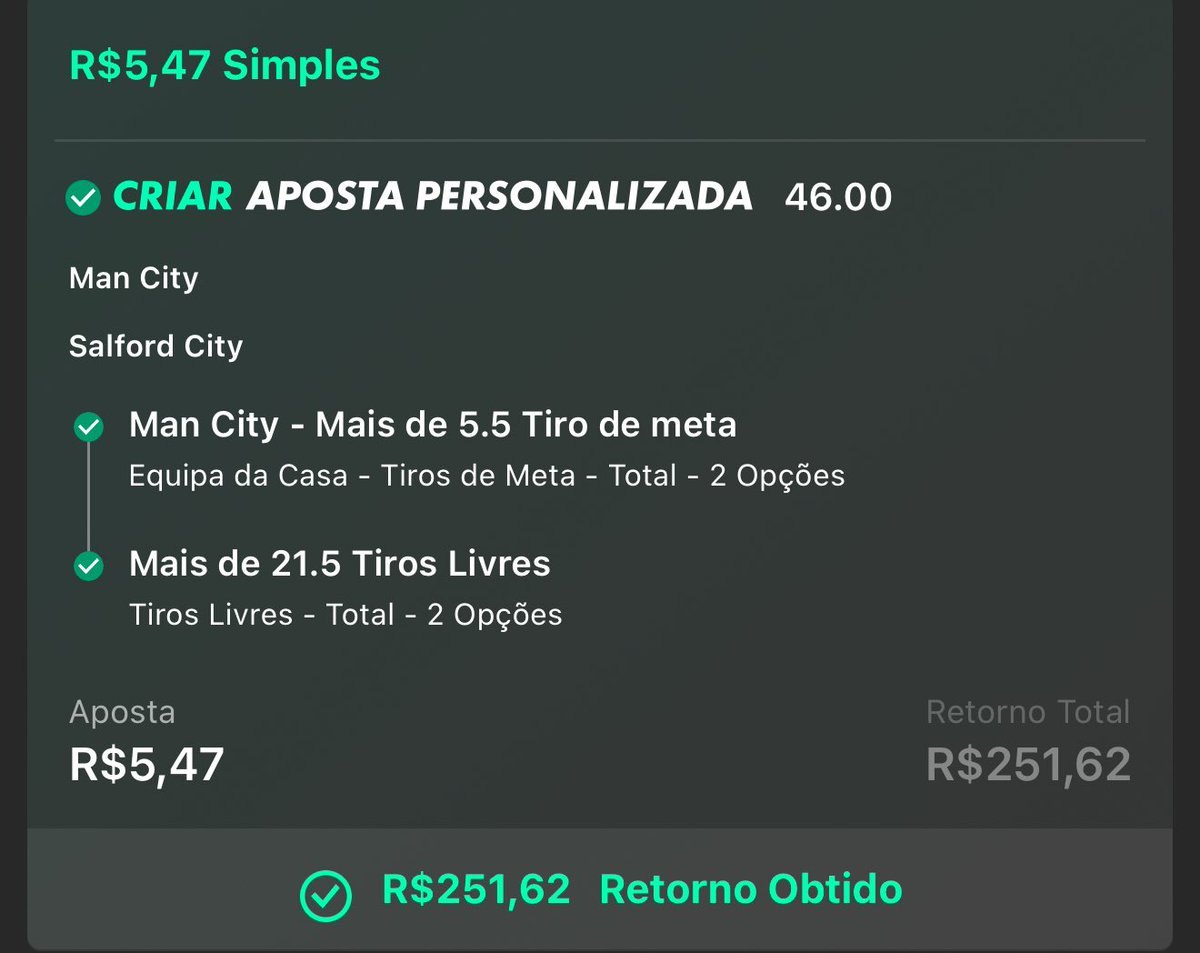 edi_abruzzi's tweet photo. Boa Denise, abaixa as linhas que a gente vai no over. Que delícia essa FA Cup.

Odd 46 ✅🎯 + over finalizações do Salford https://t.co/mnm8PsK3Xq