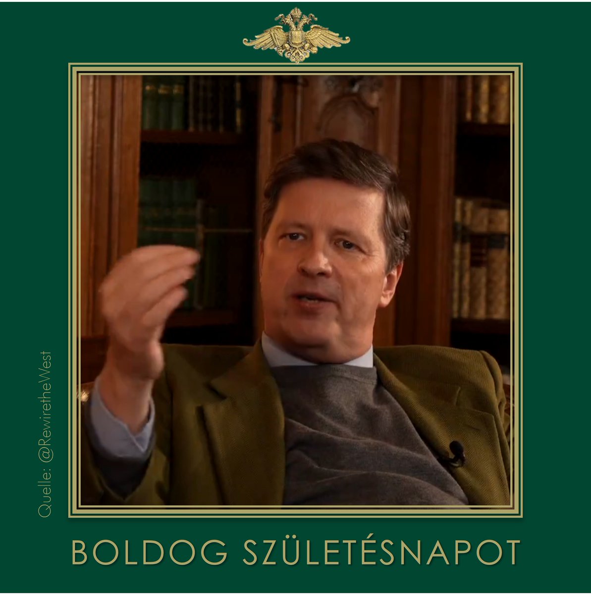 Boldog születésnapot, kedves <a href="/EduardHabsburg/">Eduard Habsburg</a>  főherceg. ❤️🤍💚🍾🥂