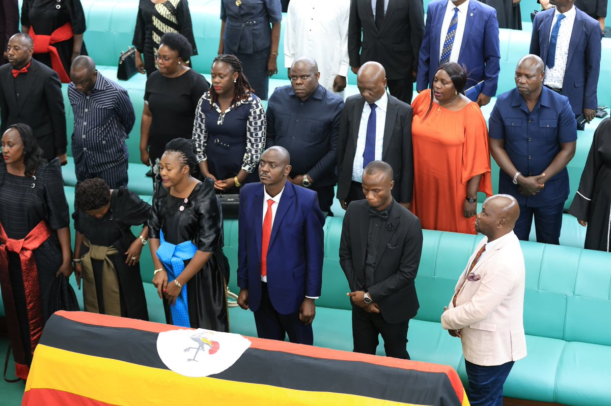 masabakarim's tweet photo. Yesterday, we paid tribute to the late Honorable Ssegirinya at @Parliament_Ug , followed by prayers at Mbogo Mosque in Kawempe. My heartfelt sympathies go out to his family and the people of Kawempe, as he will be laid to rest tomorrow in his ancestral home. May Allah forgive his wrongs and grant him Jannah Firdaus.