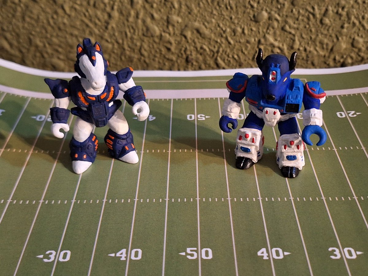 Go <a href="/Broncos/">Denver Broncos</a> upset the <a href="/BuffaloBills/">Buffalo Bills</a> 

#battlebeasts #customtoys #uknowjulian #NFLPlayoffs