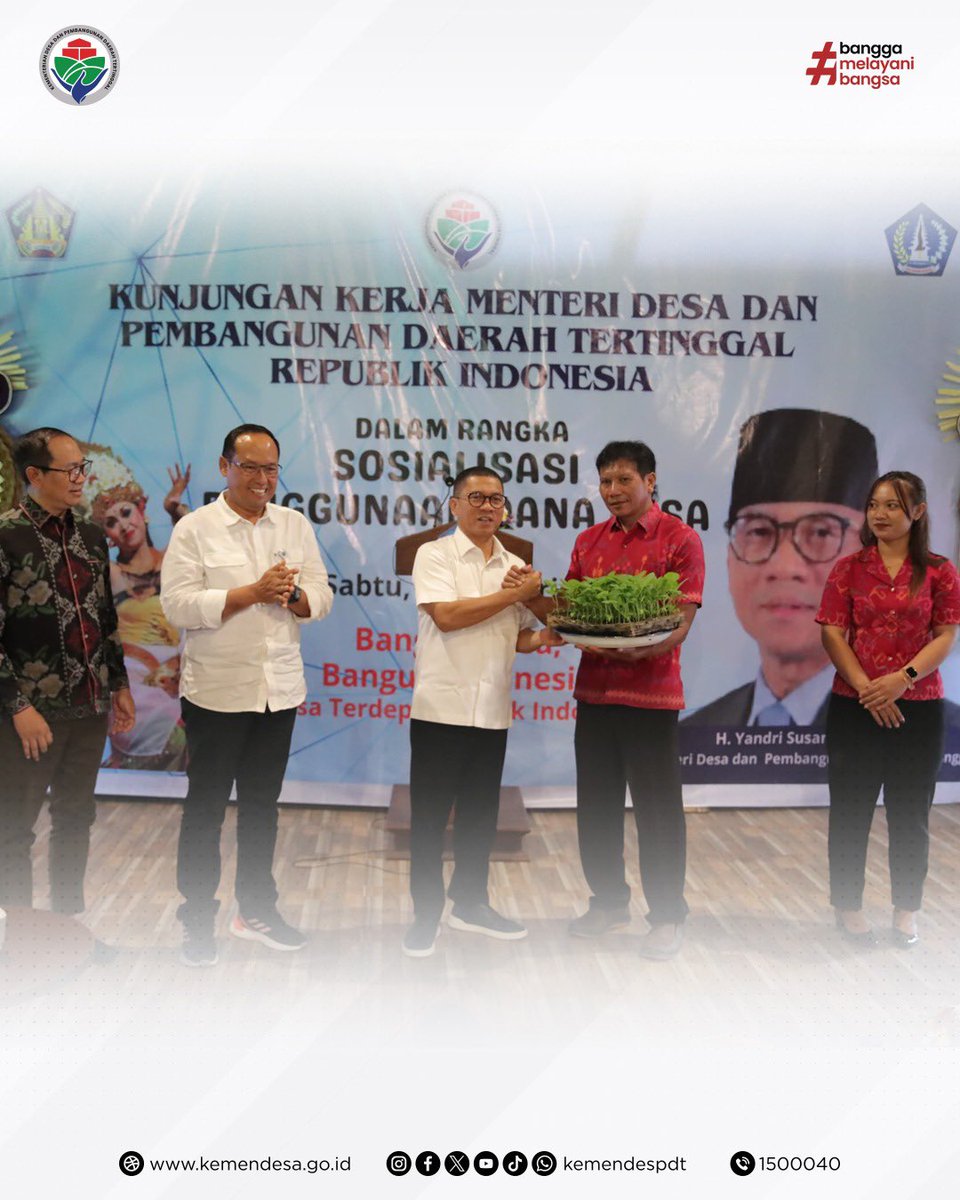 kemendespdt's tweet photo. Komitmen pemerintah untuk menghentikan impor pangan pada 2025 membuka peluang besar bagi desa untuk memaksimalkan potensinya, terutama dalam ketahanan pangan. https://t.co/mFx30dASiD