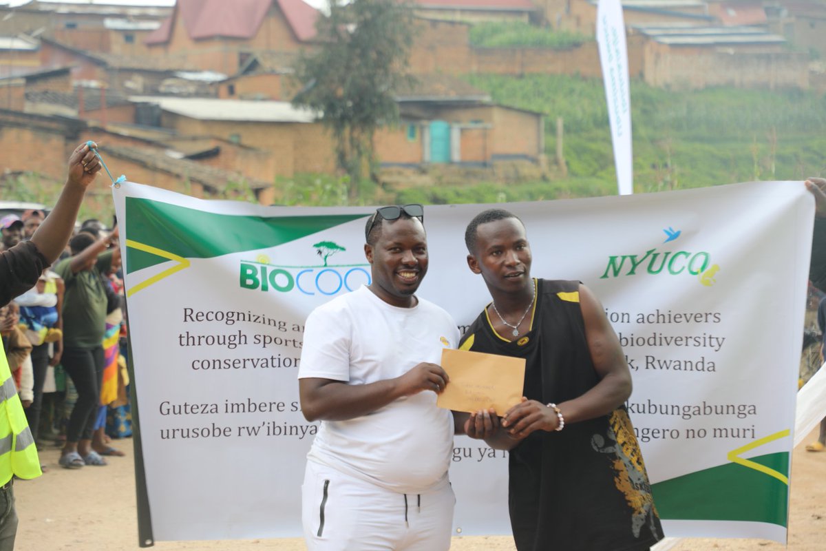 ChristopheUwiz's tweet photo. 1. Today @biocoor and other partners have recognized and awarded community conservation achievers from #Kitabi,#Uwinkingi &amp; #Buruhukiro sectors of @Nyamagabe through sports and talent detection for sustainable biodiversity conservation in and around Nyungwe National Park, Rwanda. https://t.co/3KPGC85KXx