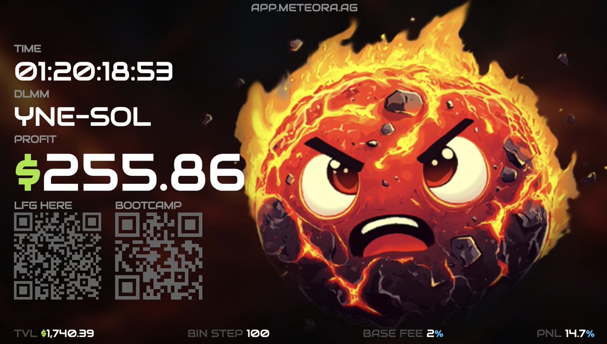 Have gotten pretty comfortable with DLMM'ing over the past month+ after just getting back into the market. 

Will share more on X if anyone's interested.