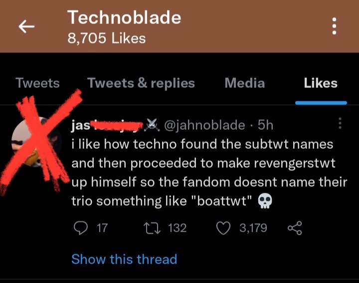 happy 3 year anniversary to technoblade liking my tweet 🎉 still my biggest accomplishment thank you technoblade