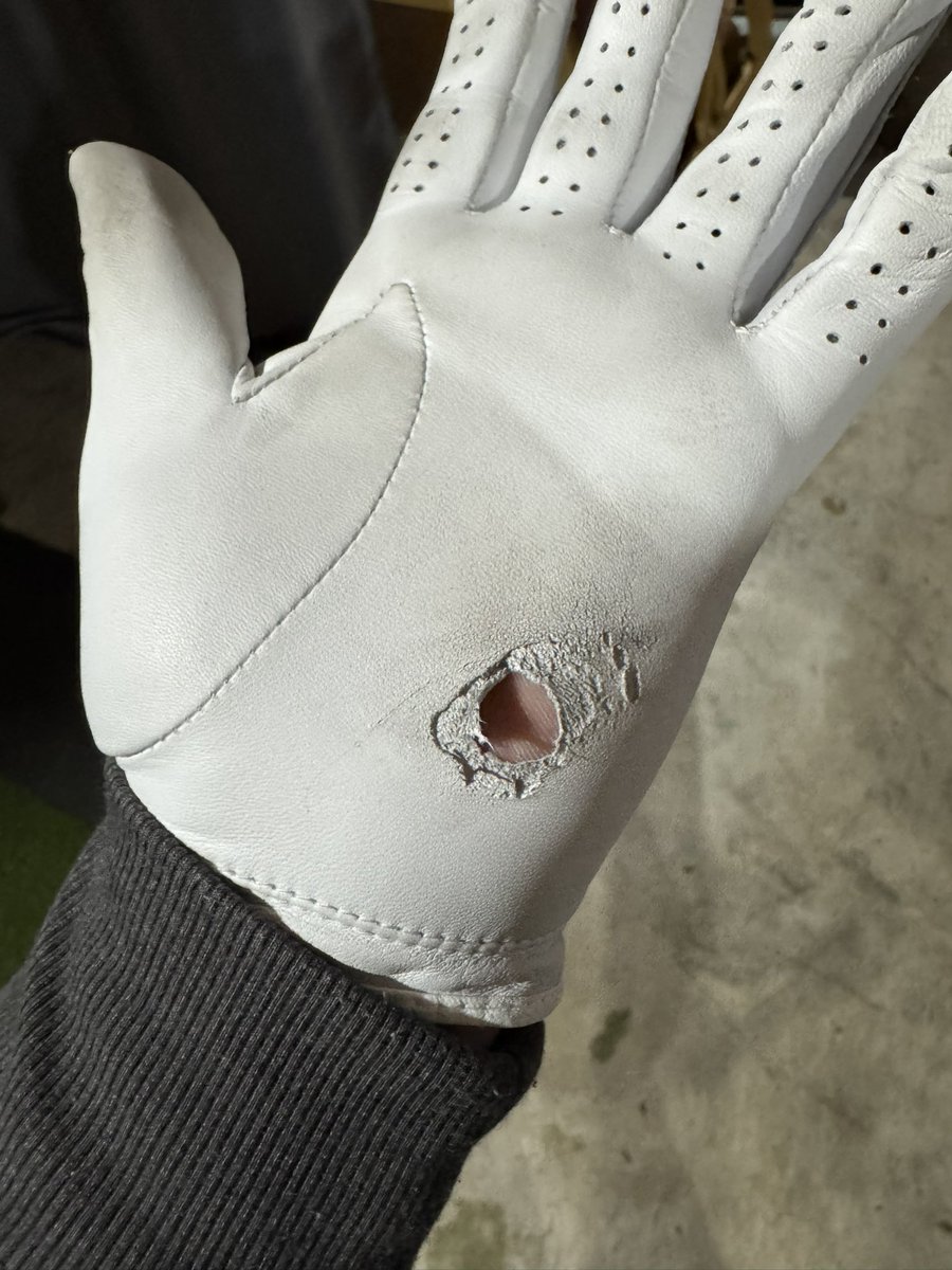 Hey <a href="/Titleist/">Titleist</a> this Permasoft didn’t even make it a week. This happened second session about after about 200 balls hit.