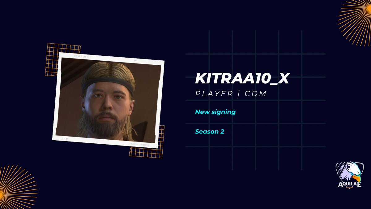 Troisième arrivée pour la S2 en la personne de <a href="/Kitraa_/">Kitraa</a> qui viendra stabiliser notre milieu de terrain de par son impact.

Welcome home, <a href="/aquilae_esport/">AquilaeEsport</a>