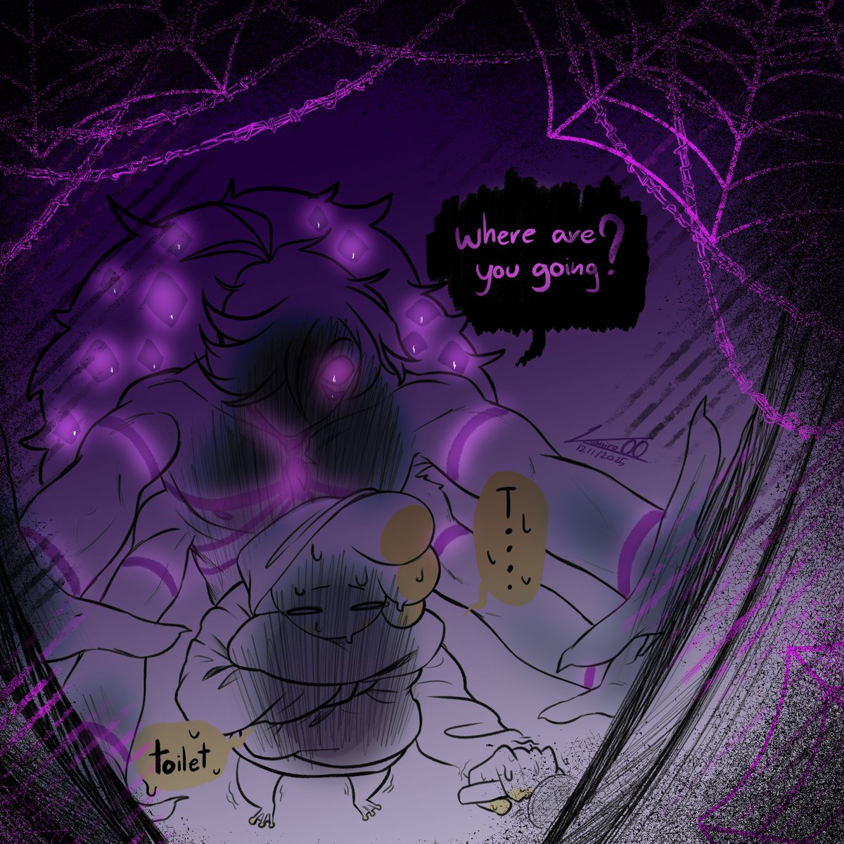 🕷️🐸
#สีที่ล่มสลายของผู้ชนะที่พ่ายแพ้ 
#Br0kenColorsOC #Br0kenColors