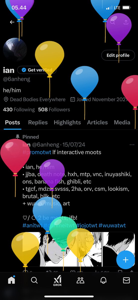 6anheng's tweet photo. what do these balloons mean https://t.co/5fNLgvBmwo