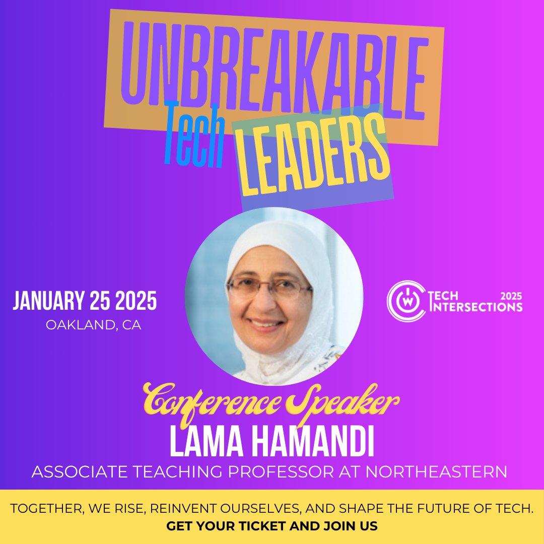 tech_intersect's tweet image. Dive into low-level digital circuit design with Lama Hamandi (in this interactive workshop. Perfect for beginners & tech pros alike!
🗓️ Jan 25 | #MillsCollege #Oakland
🎟️ Tickets: bit.ly/2025techinters…
#TechIntersections #WOCinTech