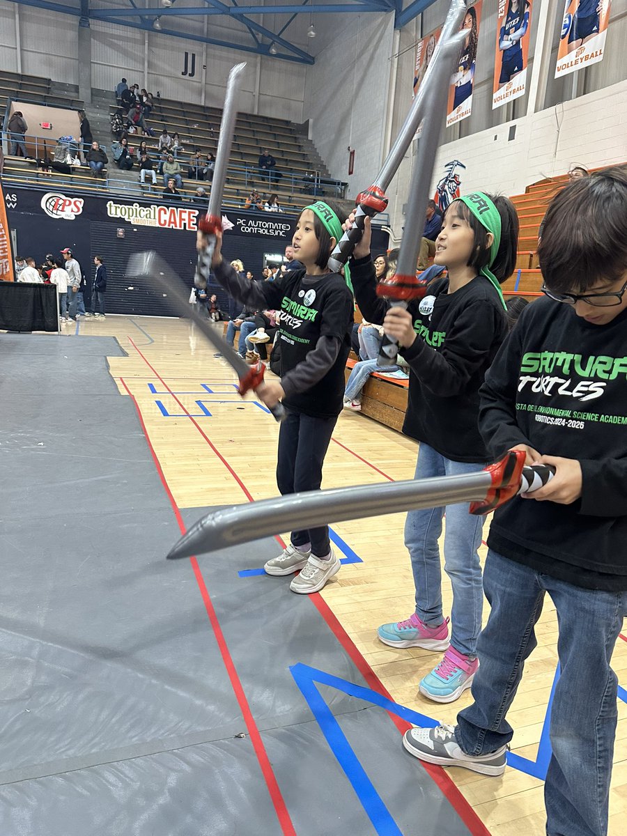 Samurai Turtles 🐢 ready for competition 🤖🦅