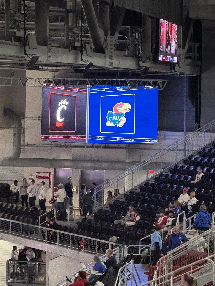 NickWilsonEdS's tweet photo. Rock Chalk Jayhawks!! Max’s first Jayhawk basketball game. Let’s go KU! #RockChalk #jayhawknation https://t.co/nRiCO47wrc