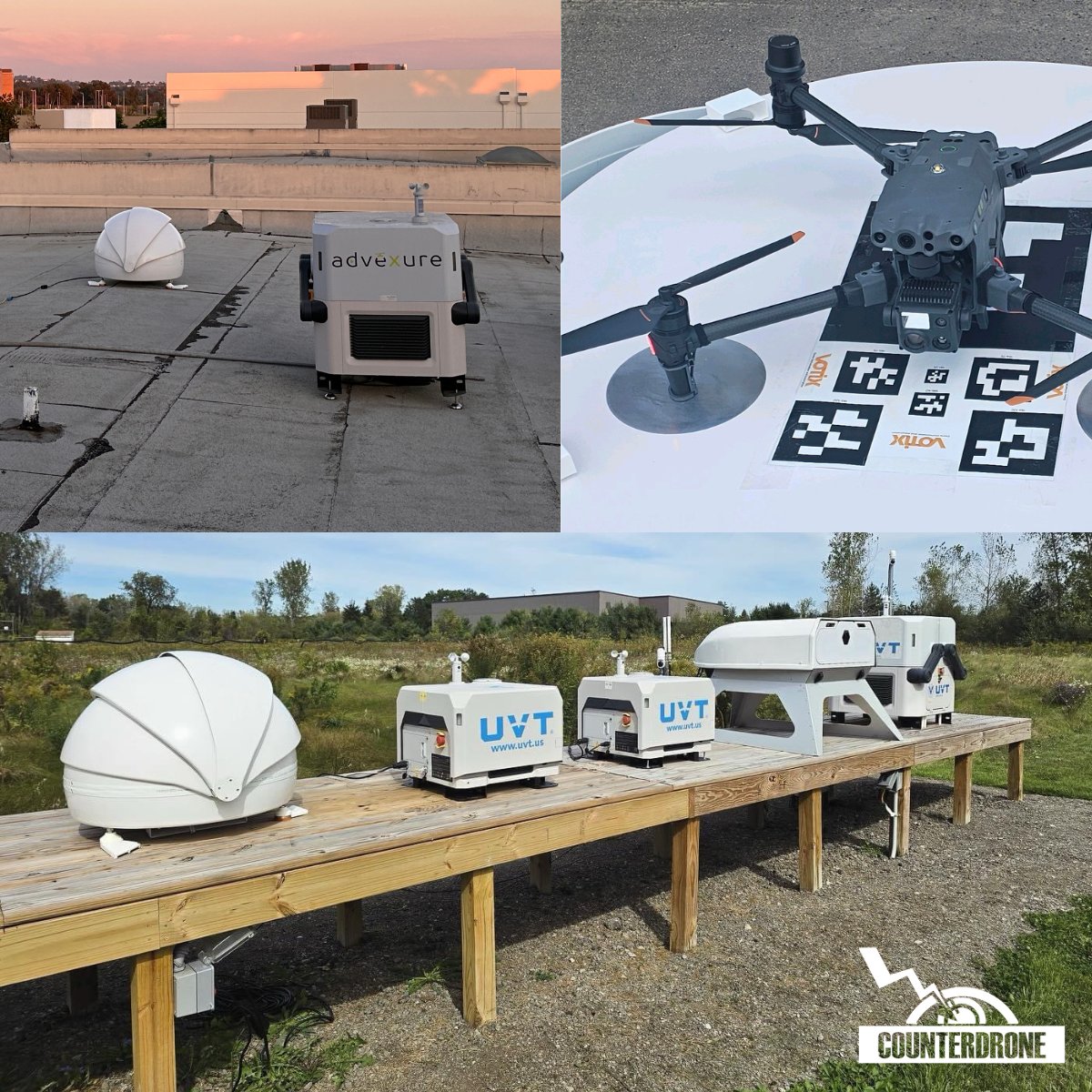 Counterdrone is preparing the way for autonomous drone operations. 
Shoutout to <a href="/VOTIX_GoBeyond/">VOTIX</a> , <a href="/paladindrones/">Paladin</a>  <a href="/advexure/">Advexure</a> , UVT, ACSL and <a href="/Hoveruav/">Hover UAV</a>  for helping us create a better future with drone technology!