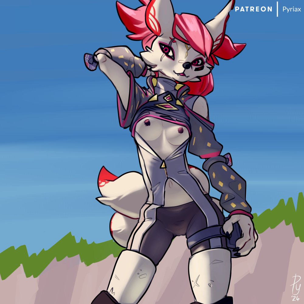 Pyriax_art's tweet photo. I must admit to myself that I really like Kimiko's design, and I want to make more art of her. 
I have been practicing. I am unfamiliar with how to draw non-shortstacks. https://t.co/Z4JcT2nc6O
