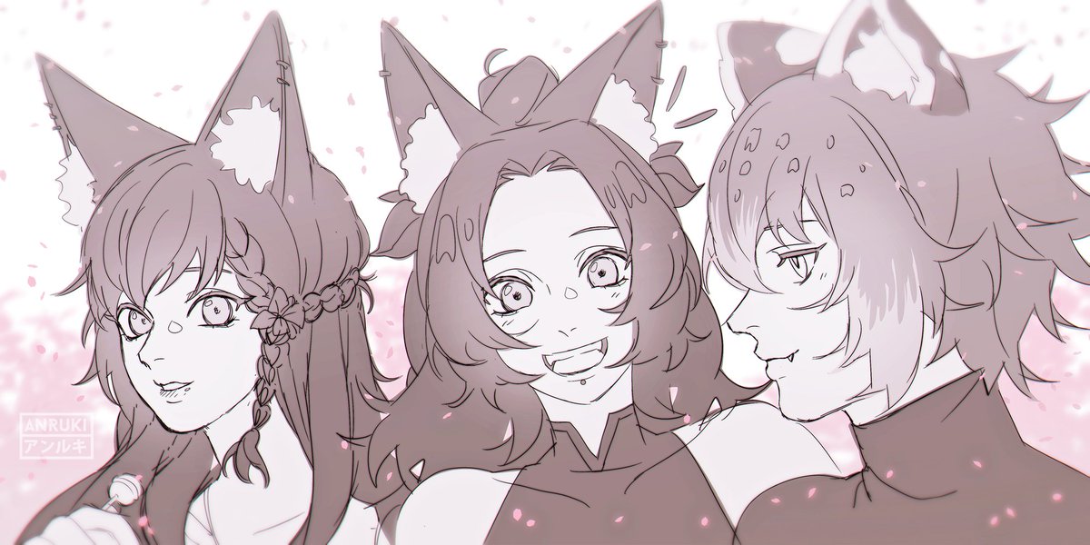 I could never tell them how happy I am when I'm with them.. but take this instead (ꈍᴗꈍ) ♡

#Vtuber