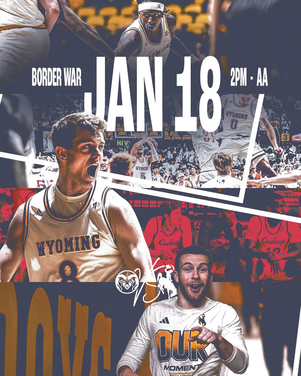 Wyoming Cowboy Basketball (@wyo_mbb) on Twitter photo Border War Incoming π€ ποΈ Border War Incoming π€ ποΈ