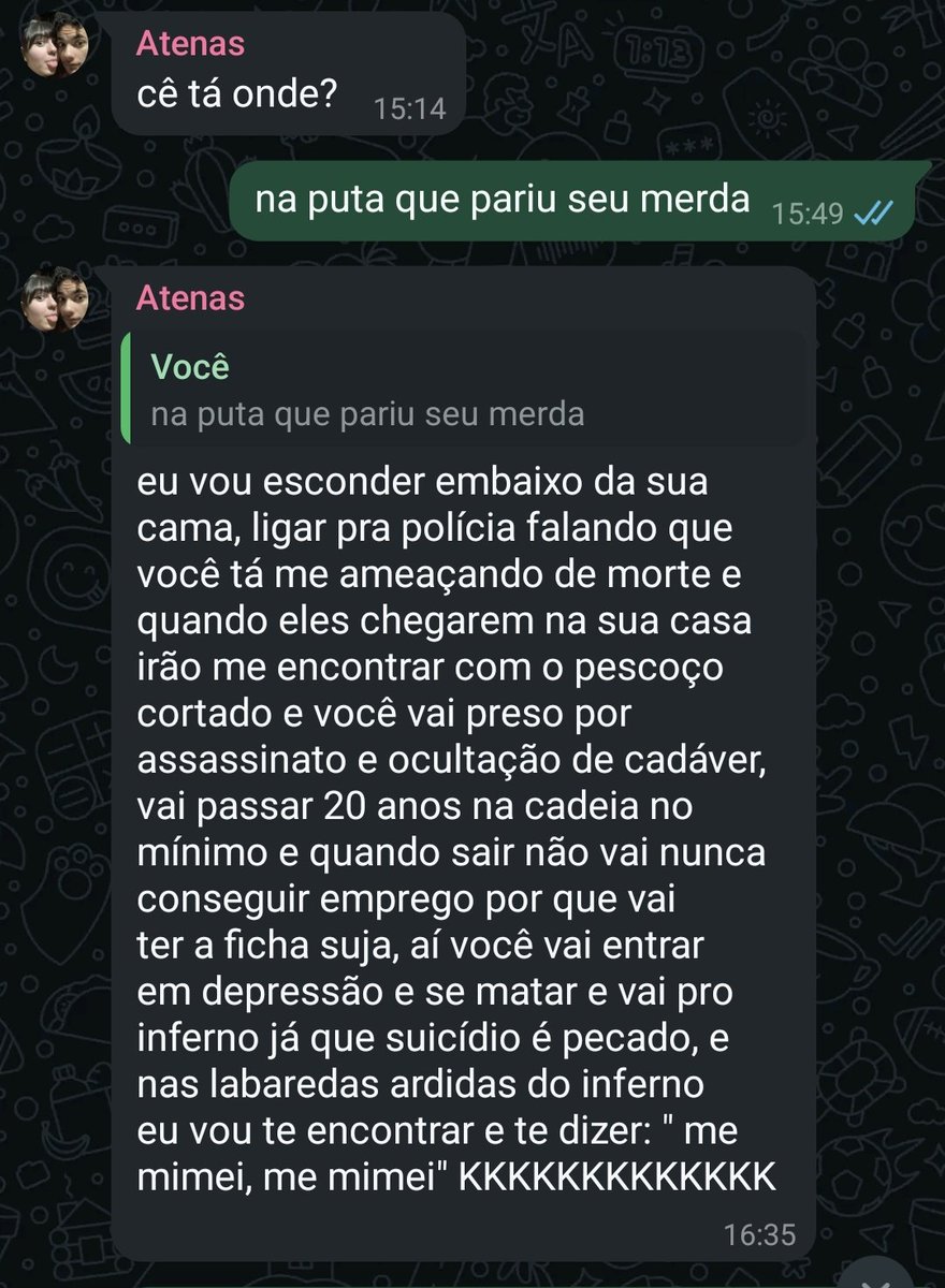 biielcoisaruim's tweet photo. doente fdp https://t.co/noZJA8GADC