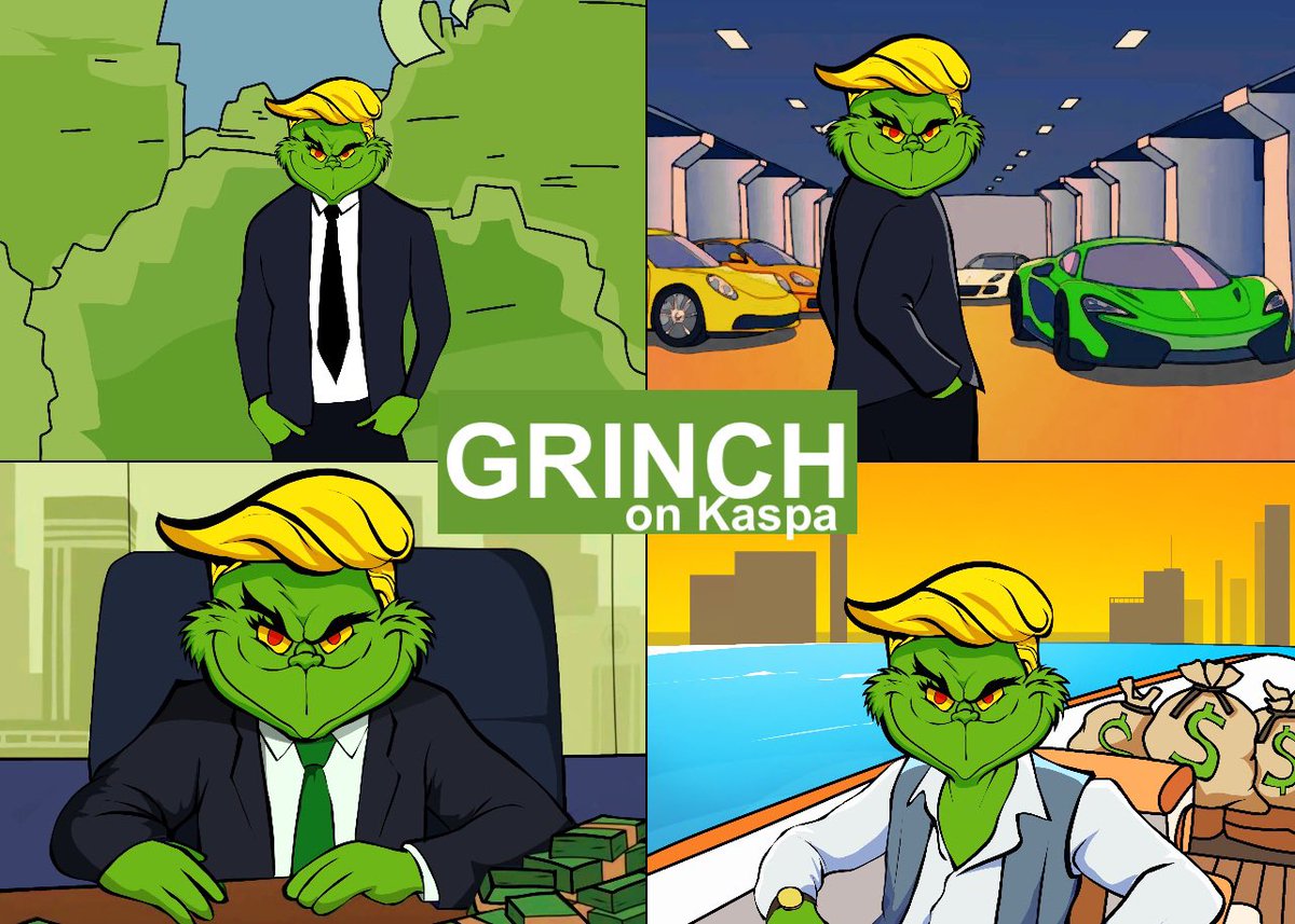 Grinch on KASPA tweet media