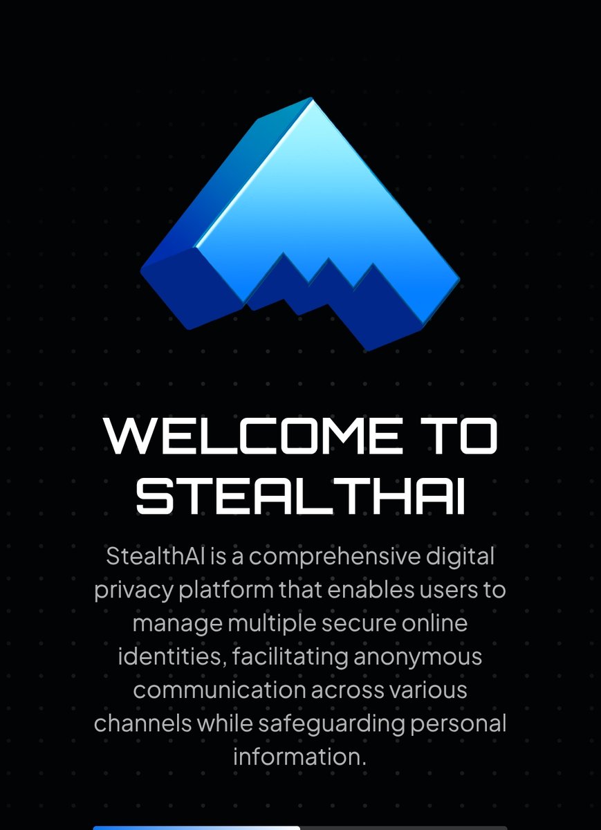 dashomer0's tweet photo. 🔐 Unlock Total Digital Privacy with Stealth AI
Manage encrypted digital identities and access tools like private chats, calls, AI-powered emails, and more—all in one seamless ecosystem.

Powered by $STEALTH.

Learn more 👉 https://t.co/Km5XcXd0NX https://t.co/cLoOEvzZ0R