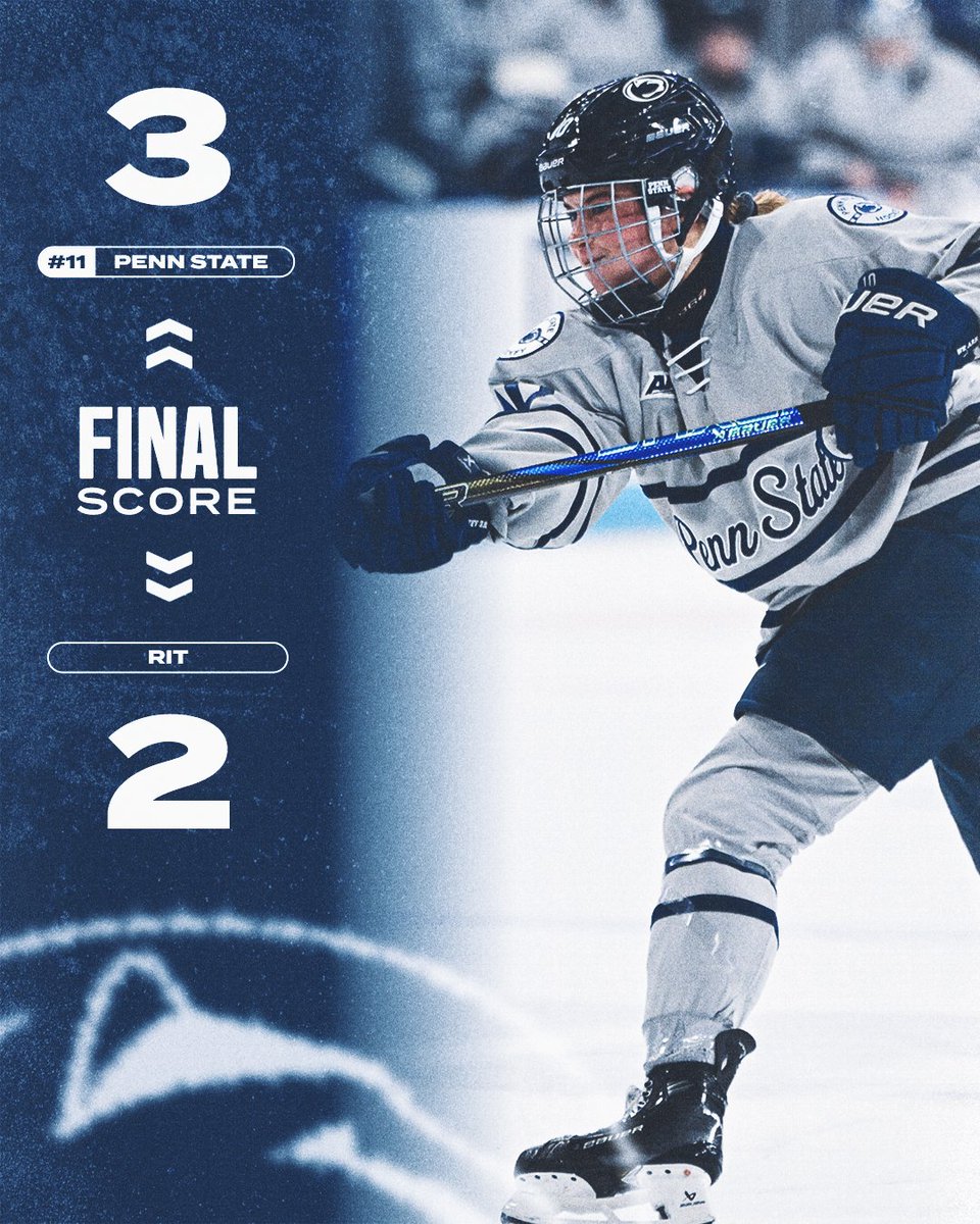 FINAL: PSU 3, RIT 2

Home sweep, home!!! 🧹🧹

#WeAre #HockeyValley