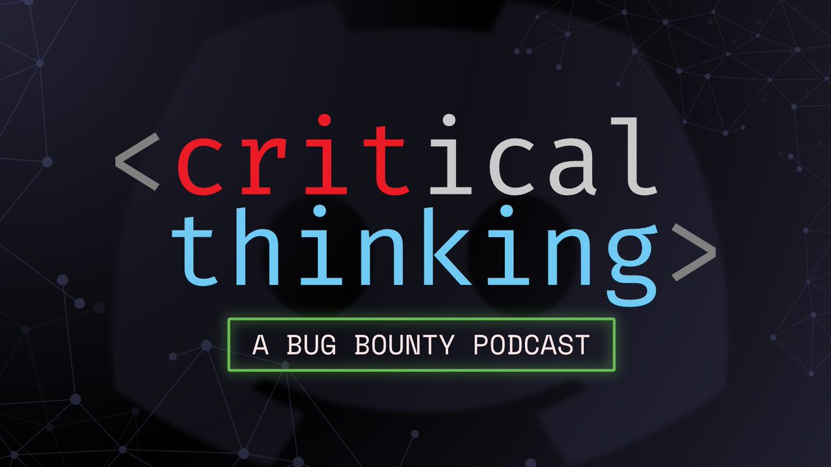 ctbbpodcast's tweet image. Useful links:
- Our Discord: ctbb.show/discord-pinned
- Our Critical Thinkers Tier (MasterClasses, Exclusive Tools, 0-day -> bug bounty services, MUCH more): ctbb.show/cters-pinned
- Our Full-time Bug Hunter's Guild (application only): ctbb.show/fthg-pinned
