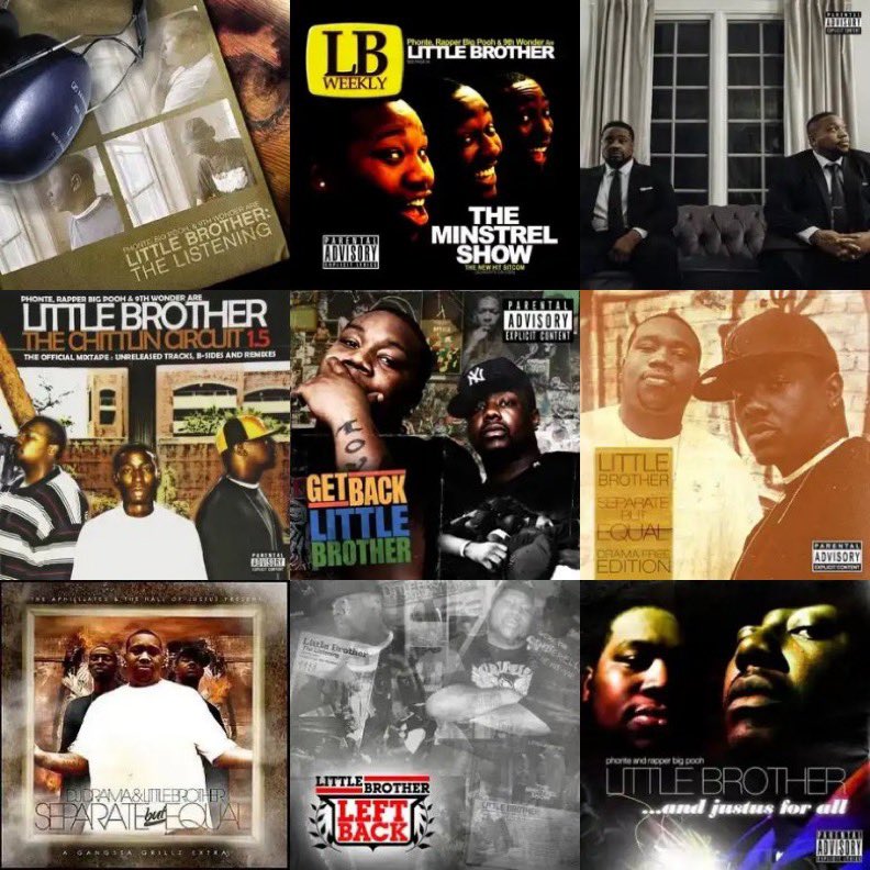 CoededMarshall's tweet photo. Amazing Discography #LittleBrother https://t.co/fJ9iJzdrMs