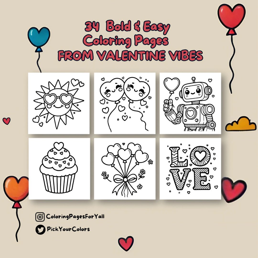 PickYourColors's tweet photo. Snuggle up with Valentine Vibes! These cuddling bears are perfect for spreading love and creativity this Valentine’s Day. Relax and color.

#ValentinesDay #ColoringBook #DIYValentine #ValentinesGift #ValentineCrafts #AdultColoring

https://t.co/ZPg6DVspVo https://t.co/A3uDSTUgUQ