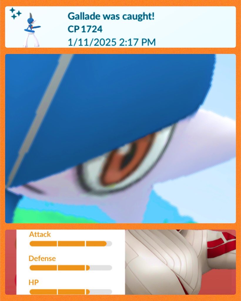 KamikeoPoGo's tweet photo. ✨#ShinyGALLADE✨
#MegaGalladeRaidDay
✨🍀Can’t go out today, so it’s 7️⃣ more #RemoteRaids here; goin’ for the #Shundo! SHINY #3️⃣ of the day!🍀✨
... 👊🏾🐻 GRIND!
#ShinyPokemon #GALLADE
#ShinyGameIsStrong #OnlyMatterOfTime #ShinyHunter #PokemonGo https://t.co/QM8t5xwKhj
