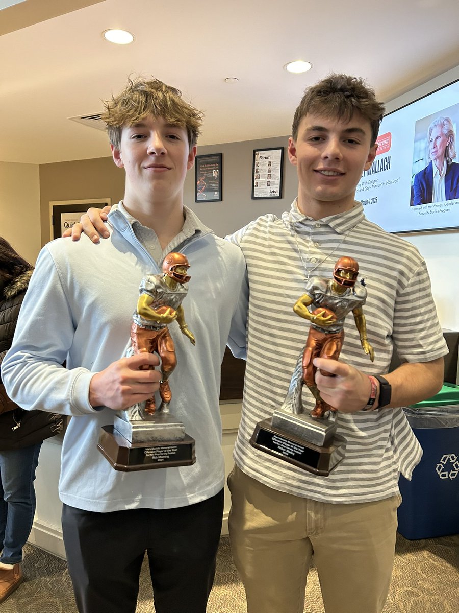 Thankful to be recognized as offensive player of the year along with <a href="/FinbarMalloy/">Finbar Malloy</a>