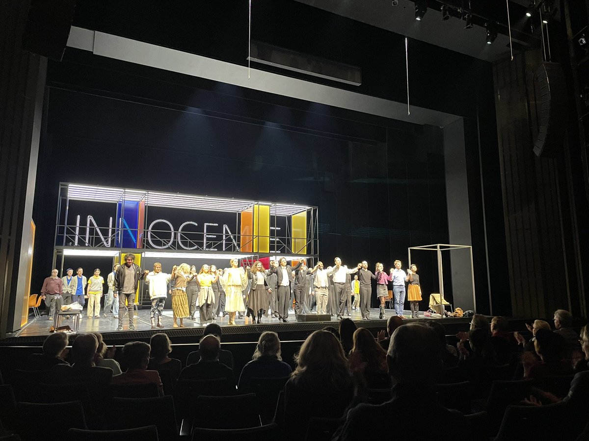 Curtain calls after Innocence at the Musiktheater im Revier. A confirmation that this work is a true 21st-century masterpiece. The quality of the orchestral playing &amp; choral singing was superb. Stöppler’s staging was logical and effective and it was honestly sung