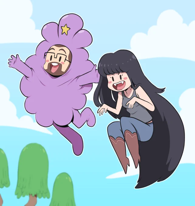 My girlfriend and I started watching Adventure Time together 