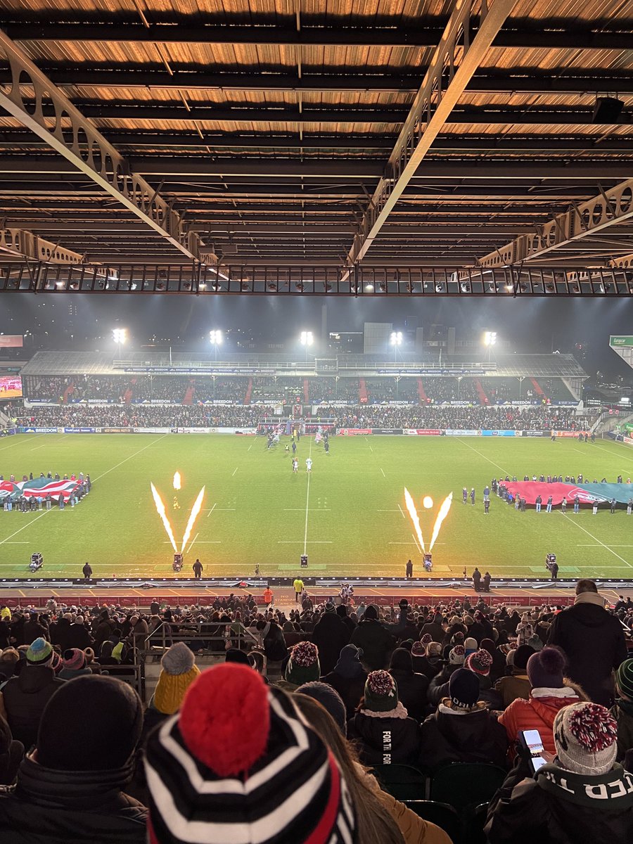 Leicester vs Ulster minus 1 degrees! #suftum <a href="/UlsterRugby/">Ulster Rugby</a>