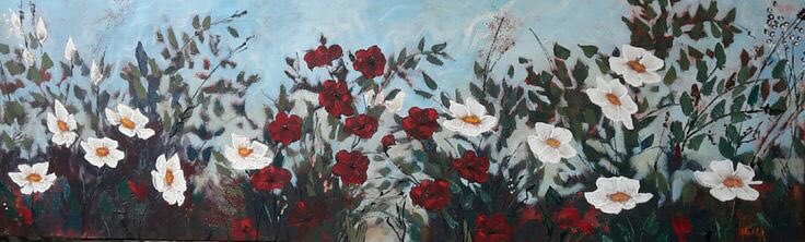 “Bir kavuşmak 
kırk hasreti anlından vurur.”