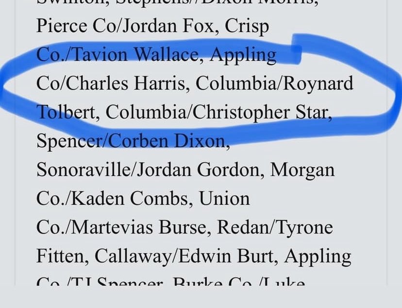 Roynard Tolbert8 (@roynardtolbert) on Twitter photo 2A-All State Honorable Mentions🦅<a href="/RecruitGeorgia/">Recruit Georgia</a> <a href="/DekalbRecruits/">Dekalb Recruits (GA.)</a> <a href="/CoachGregBarne1/">Coach Greg Barnett</a> <a href="/_Coach_Shugg/">Darrell C. Brown II, M.Ed, M.S</a> <a href="/ColumbiaHighFB/">Columbia High Football</a> 2A-All State Honorable Mentions🦅<a href="/RecruitGeorgia/">Recruit Georgia</a> <a href="/DekalbRecruits/">Dekalb Recruits (GA.)</a> <a href="/CoachGregBarne1/">Coach Greg Barnett</a> <a href="/_Coach_Shugg/">Darrell C. Brown II, M.Ed, M.S</a> <a href="/ColumbiaHighFB/">Columbia High Football</a>