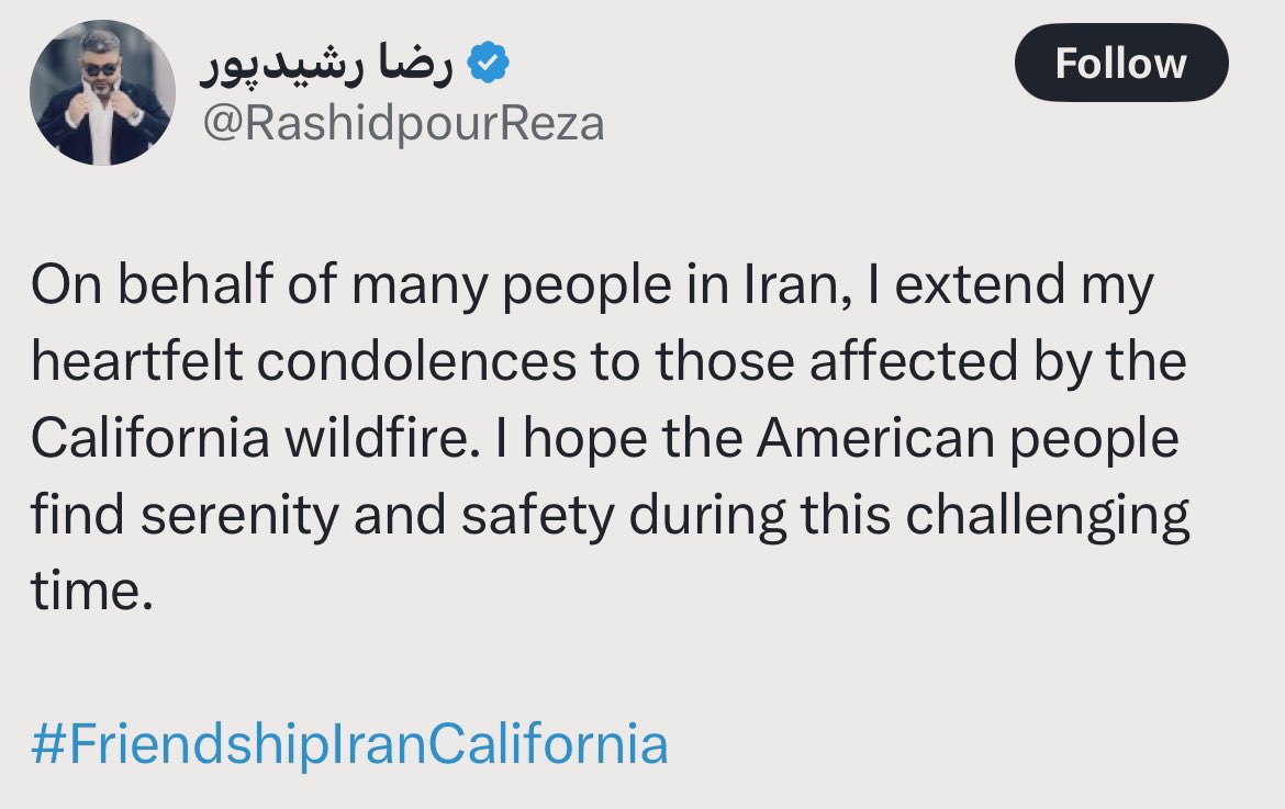 EELKHAN1's tweet photo. به کسی که برای آتش سوزی در یک کشور متخاصم و با وجود اینکه به احتمال زیاد کسی از مردم آن کشور پیام را نخواهند دید پیام صادر کرد، اما برای شهادت تراژیک رئیس جمهور کشور خودش کلمه‌ای ننوشت چه می‌گویند؟ https://t.co/yti90nP5sk