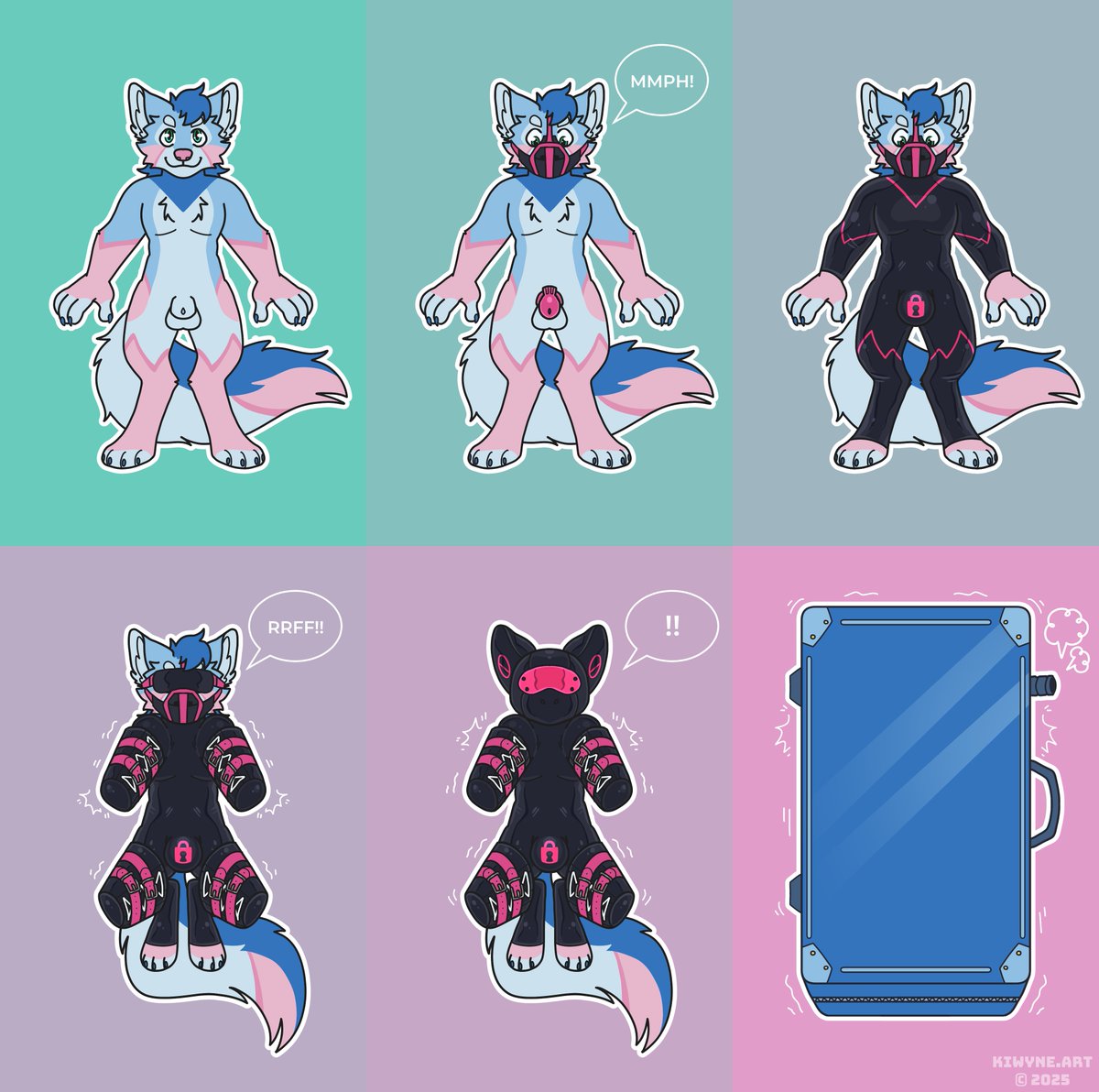 Layered #32 for
<a href="/ari3742/">AriDumpling</a>! All ready for transport! 🐺💼