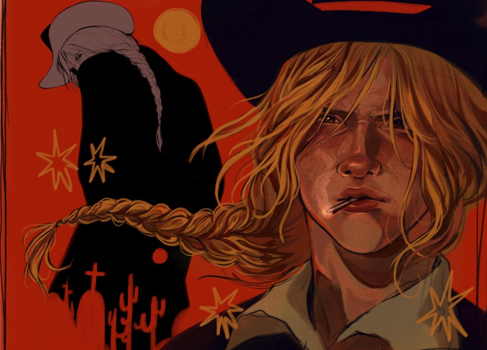 elesketchii's tweet image. mrs sadie adler, widow #rdr2