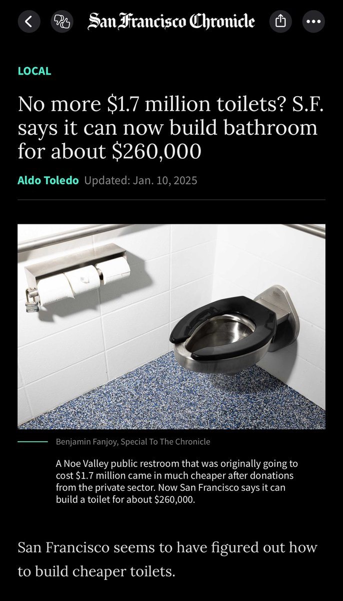 TekVince's tweet photo. Improvement Alert: The cost of building a single toilet is much less now, and it will take 9 months instead of 12 https://t.co/KimhVDwFY7