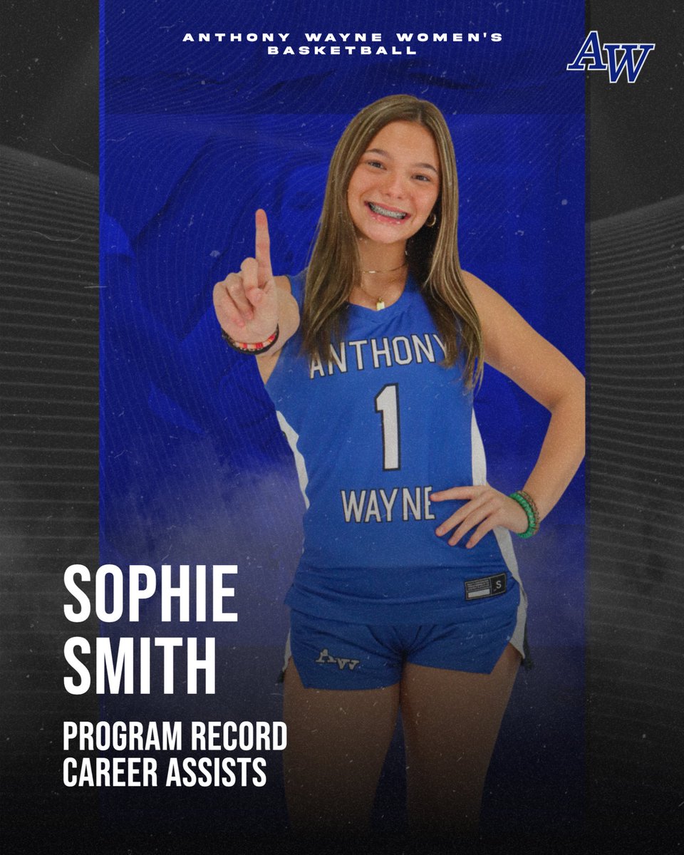 AW Women’s Basketball (@aw_ladygenerals) on Twitter photo 🚨 NEW PROGRAM RECORD 🚨
In our game against SPIRE Academy, Sophie Smith became the all time leader in assists in AW Women’s Basketball history. The record was previously held by Tonia Watkins.
Congrats, <a href="/Sophie_Smith25/">Sophie Smith</a>, on such a huge accomplishment. We are so proud of you! 🚨 NEW PROGRAM RECORD 🚨
In our game against SPIRE Academy, Sophie Smith became the all time leader in assists in AW Women’s Basketball history. The record was previously held by Tonia Watkins.
Congrats, <a href="/Sophie_Smith25/">Sophie Smith</a>, on such a huge accomplishment. We are so proud of you!