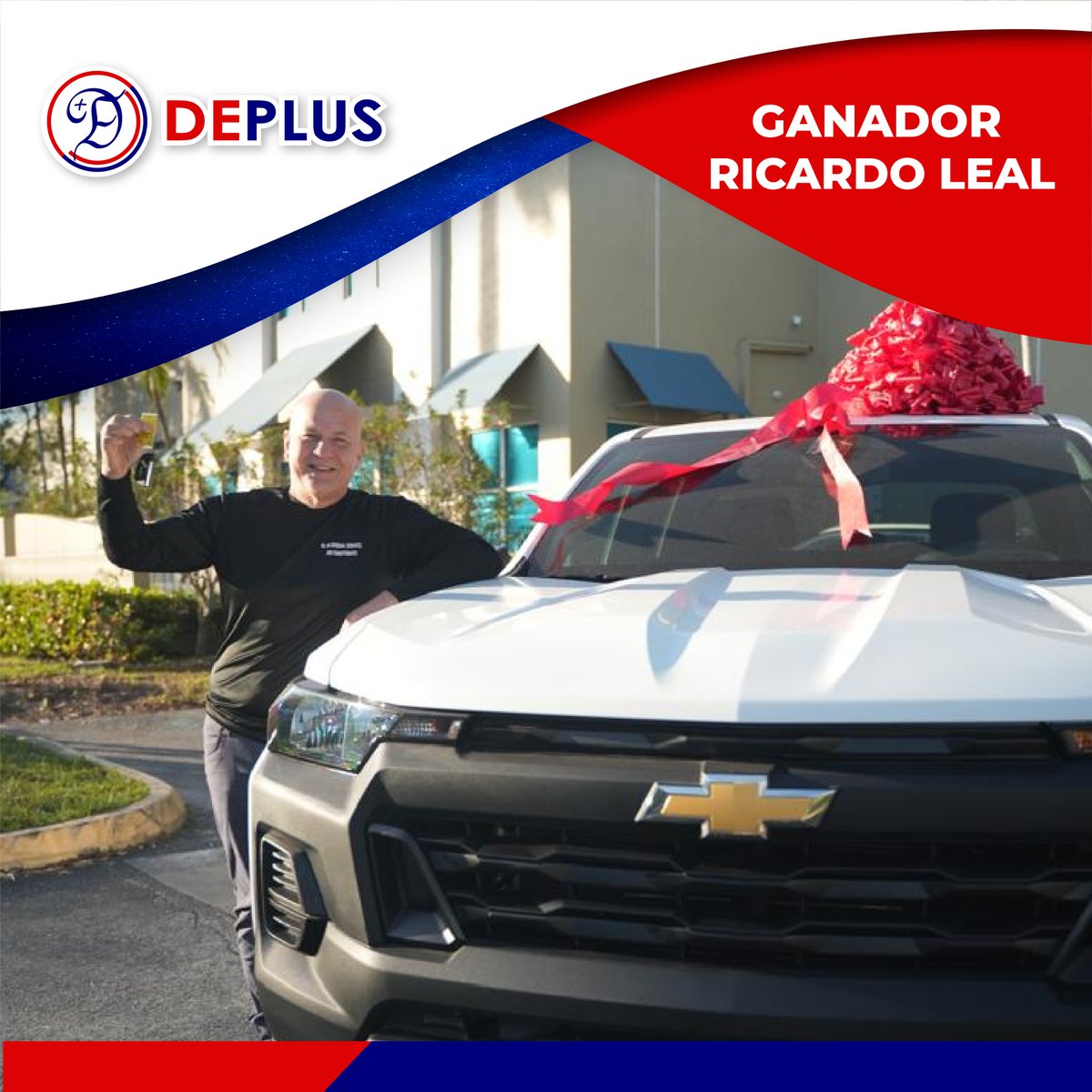 deplusworld's tweet photo. Felicidades a Ricardo Leal de RL68 General Services INC. ganador de la camioneta “0” km de Diciembre 2024 👏🏻

Asi como el, tu tambien puedes ser el ganador de este 2025 ✨

No dudes en visitarnos y estar atentos de nuestras redes sociales y promociones que deplus trae para ti https://t.co/Q71z0EQHg9