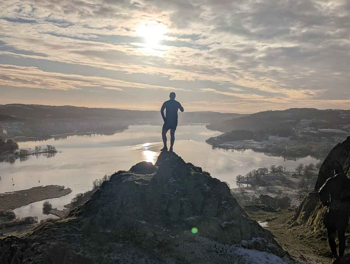 A frosty Rothay Park parkrun this morning - one of the only ones that wasn't cancelled - followed by a post parkrun cool down up and over Lily Tarn and Todd Crag with Dan &amp; Adam. 
❄️❄️❄️