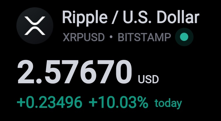 JUST IN🚨 #XRP Is Up +10% 💥🚀
