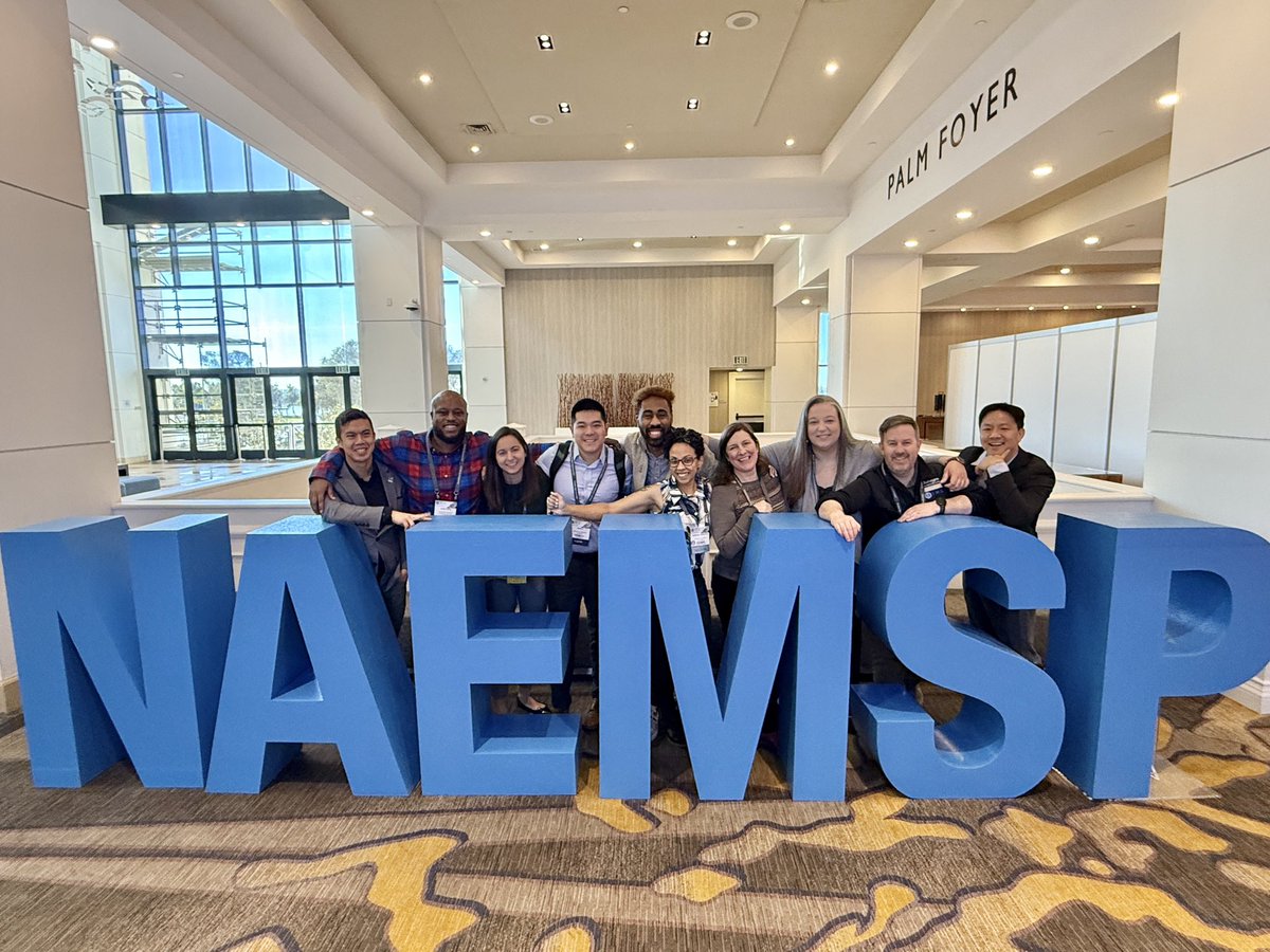 WashU EMS family of fellows, faculty, residents, alumni, and friends had a great time at #NAEMSP2025